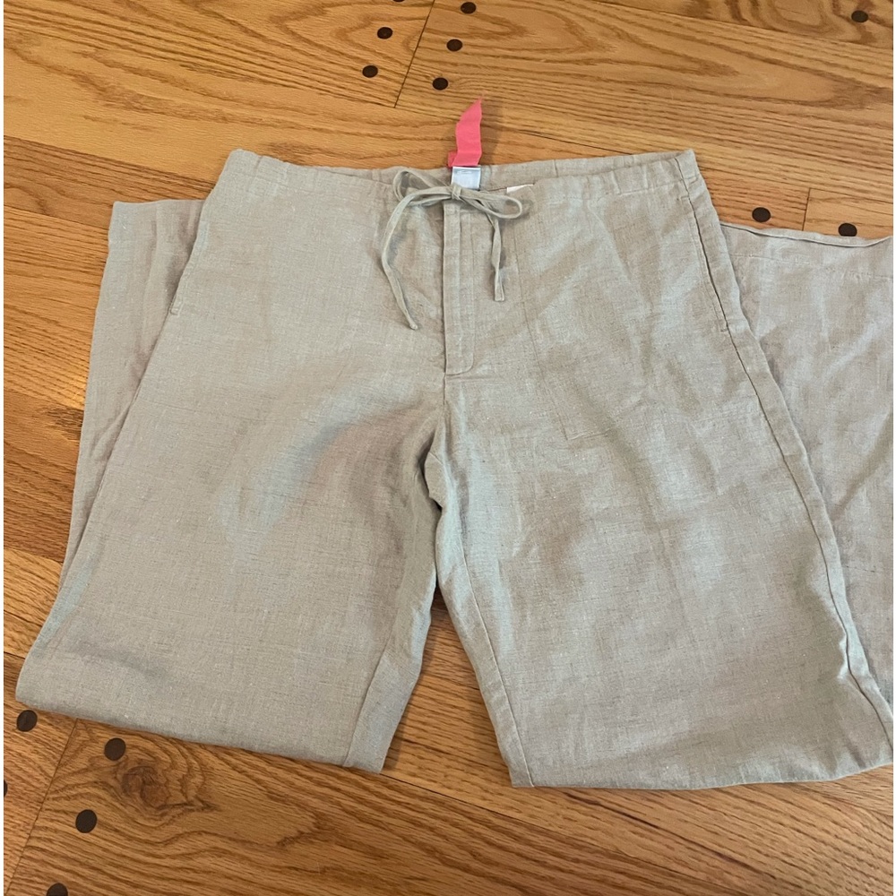 Gap vintage khaki linen pants size 8